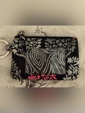 Vera Bradley Cotton Zip ID Case